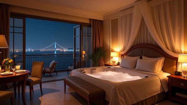 Nuit romantique en suite avec jacuzzi privatif